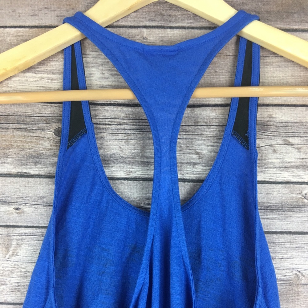 VS PINK Cheat Day Blue Racerback Tank Top Size XS - Picture 6 of 8